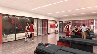 Inside new athletic center at Saint Joseph's University