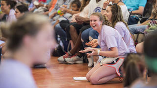 SCHOLAR student at Camp Kinney Talent show