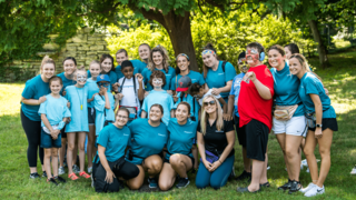 Counselors and students Camp Kinney