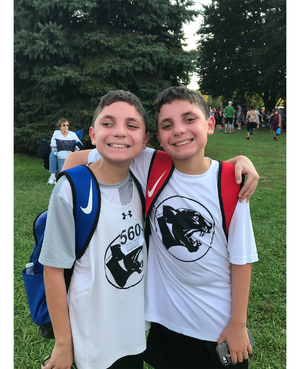 Nick and Tommy Tapino as kids