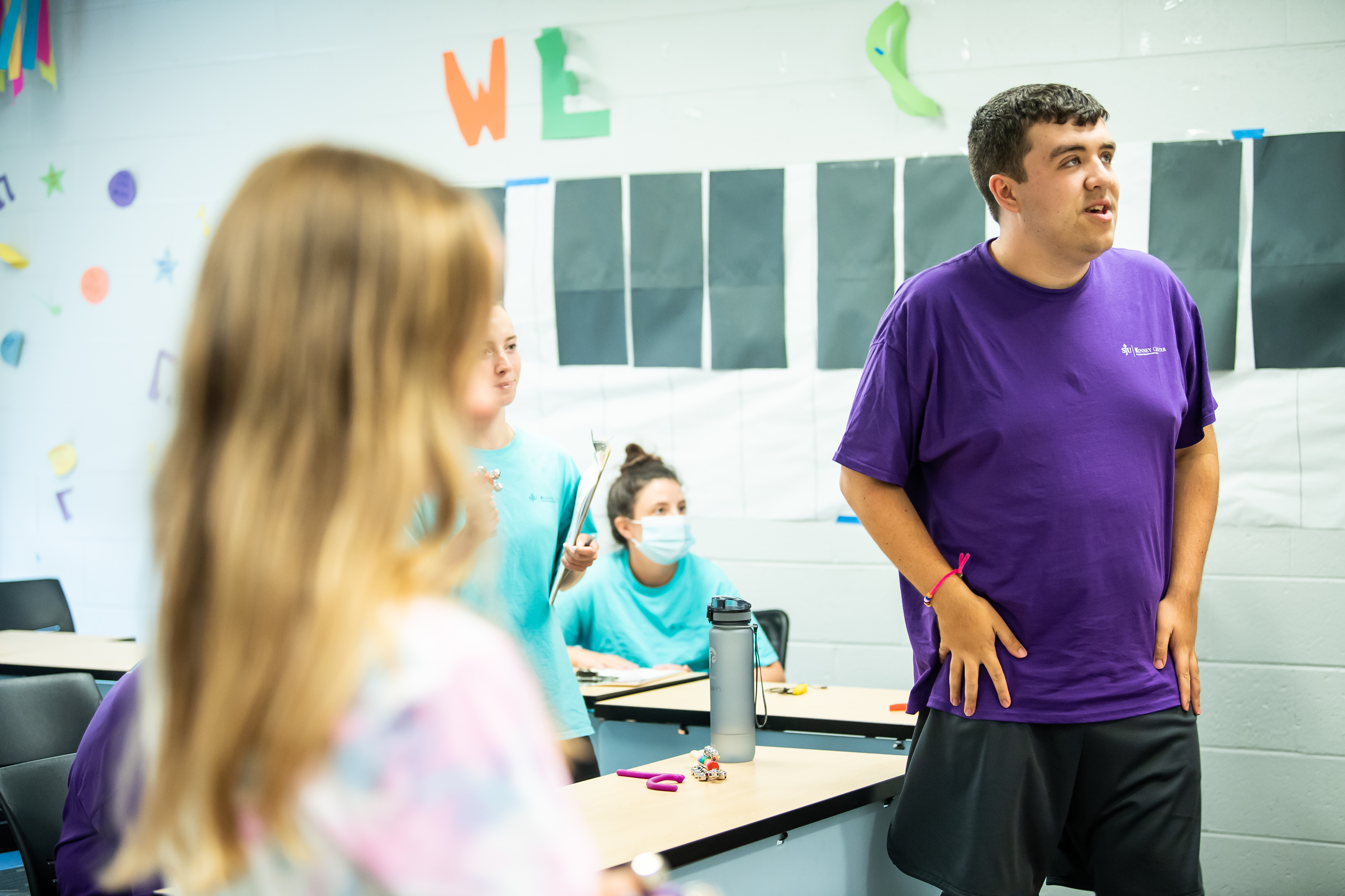 Student in Music Class