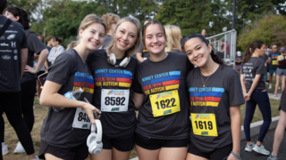 students participating at 5k