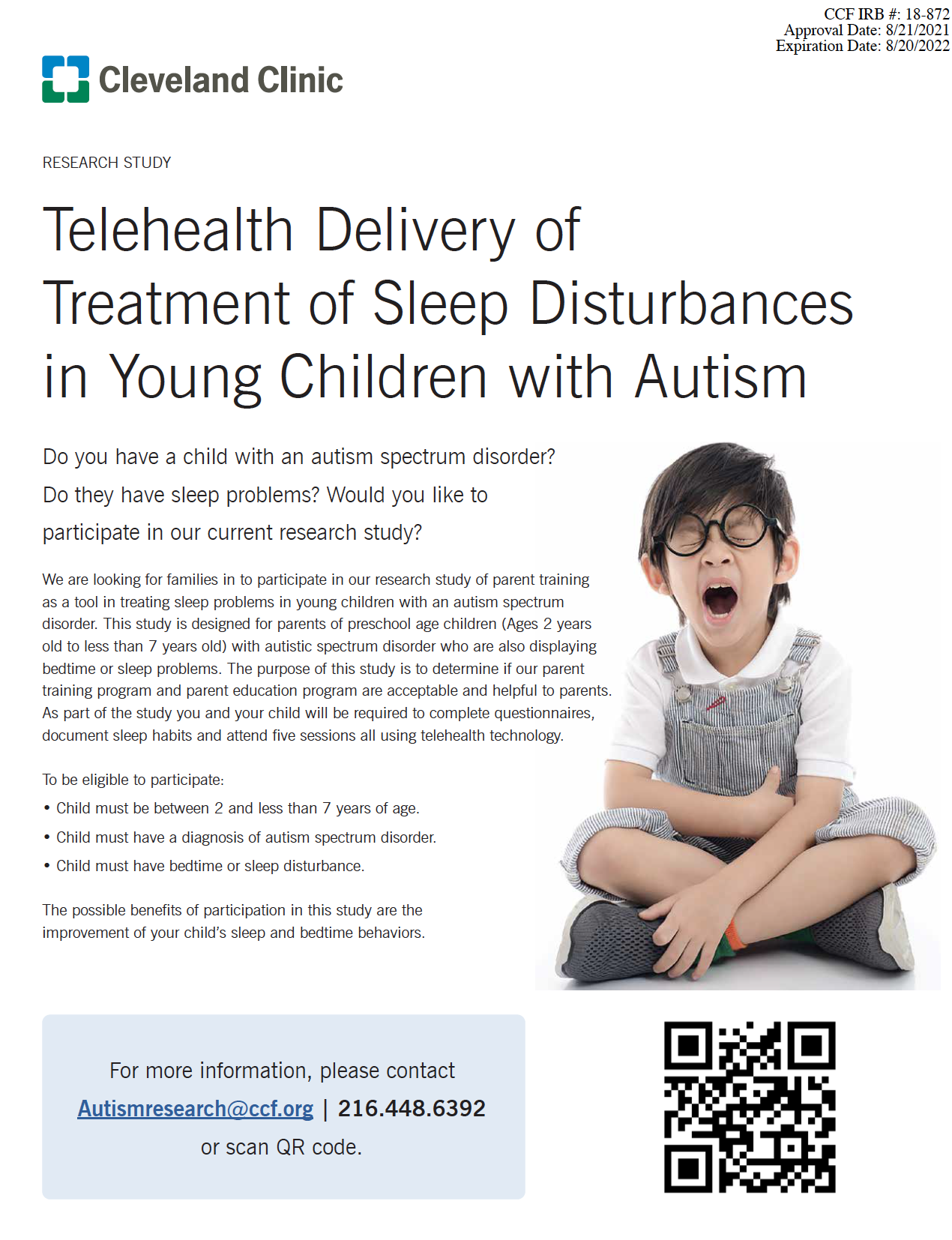 sleep study flyer