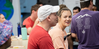 Student teaching at Kinney Center