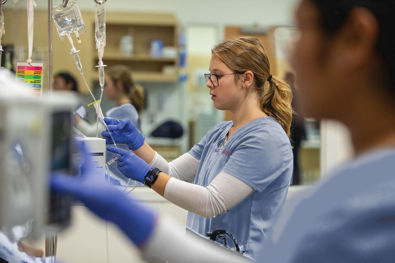 Intensive care Unit teaching room for Saint Joseph's University in Lancaster 