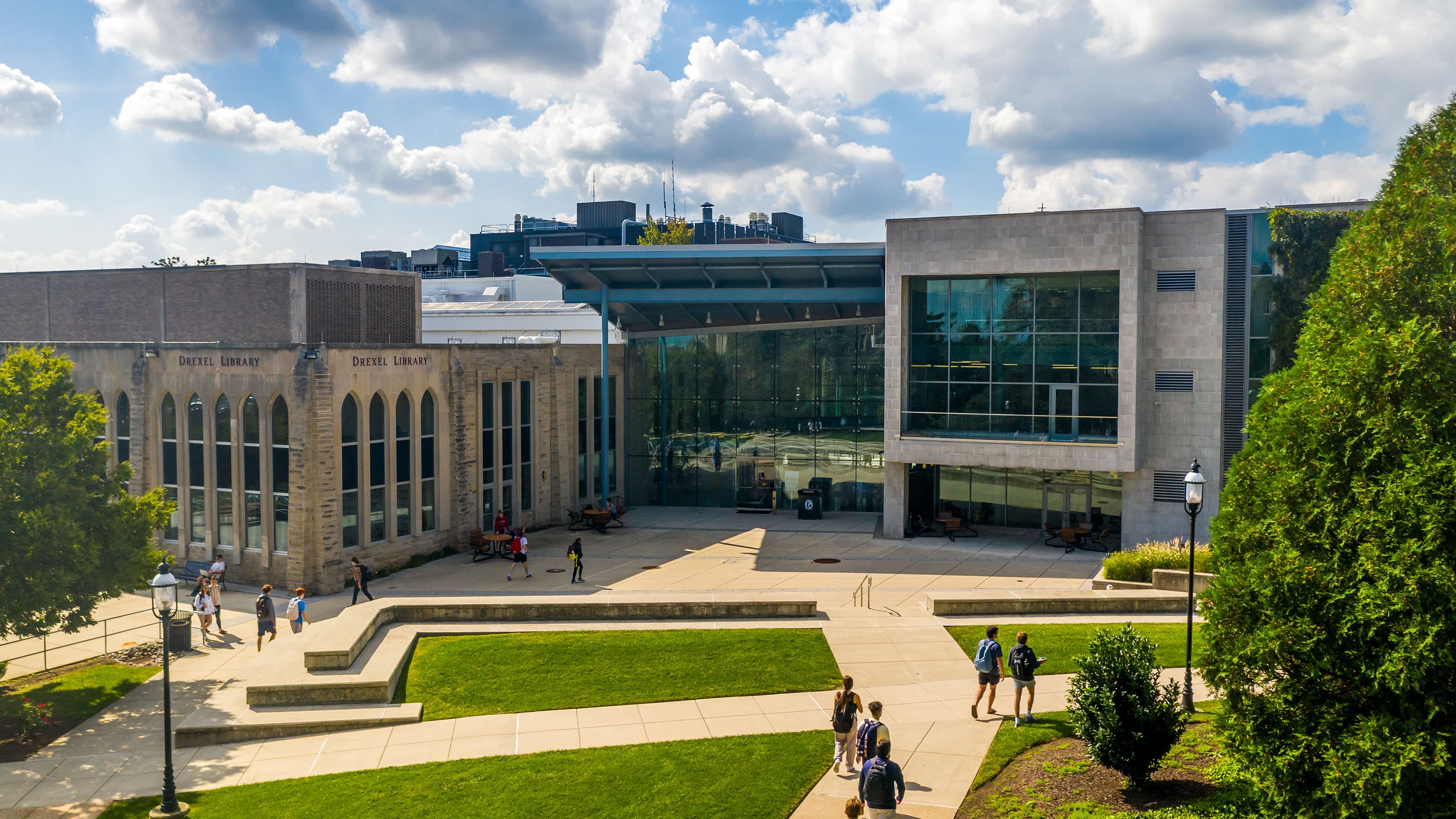Current photo of Saint Joseph's expanded Drexel Library