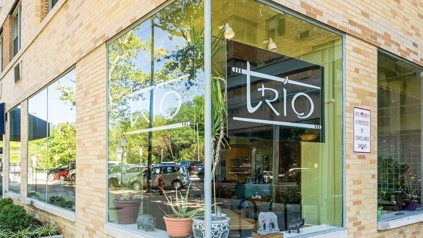 Exterior of Trio BYOB restaurant