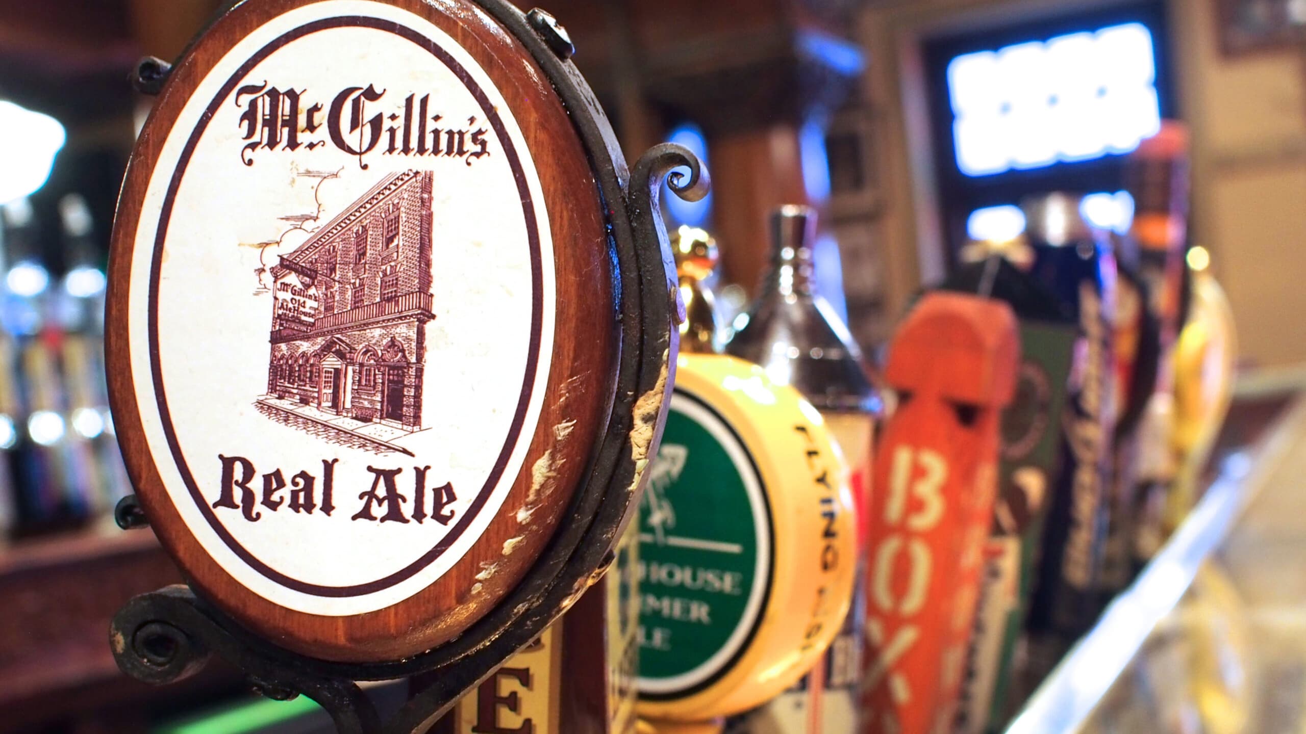 Beer on tap