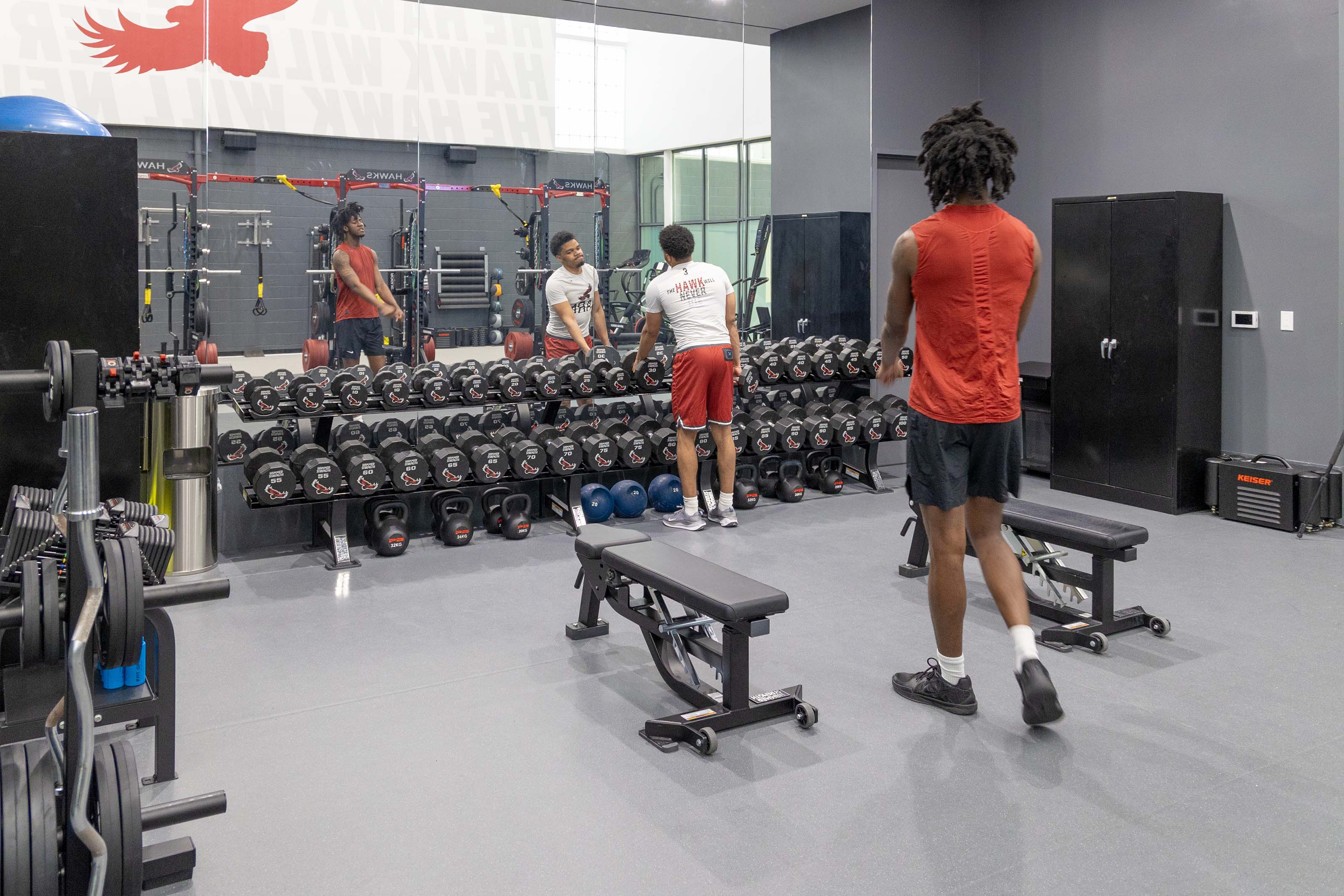 Saint Joseph's Basketball Strength and Conditioning room in the Maguire Athletic Center