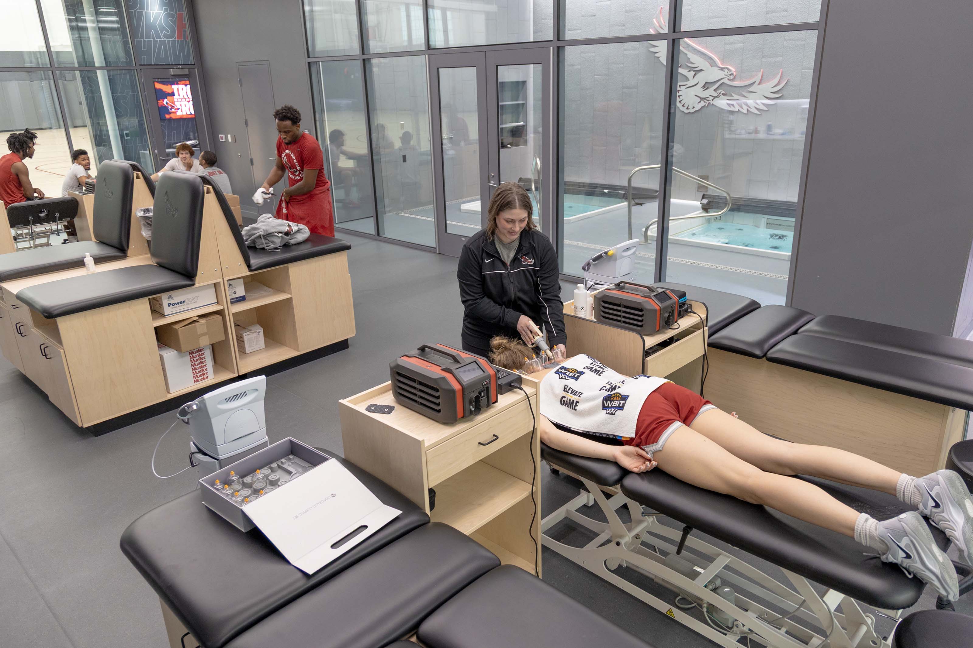 Saint Joseph's Basketball Strength and Conditioning room in the Maguire Athletic Centervvv