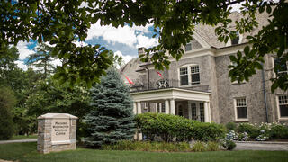 A large stone building