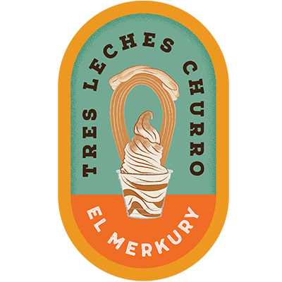 Illustration of a churro
