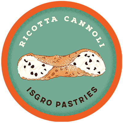 Illustration of a cannoli