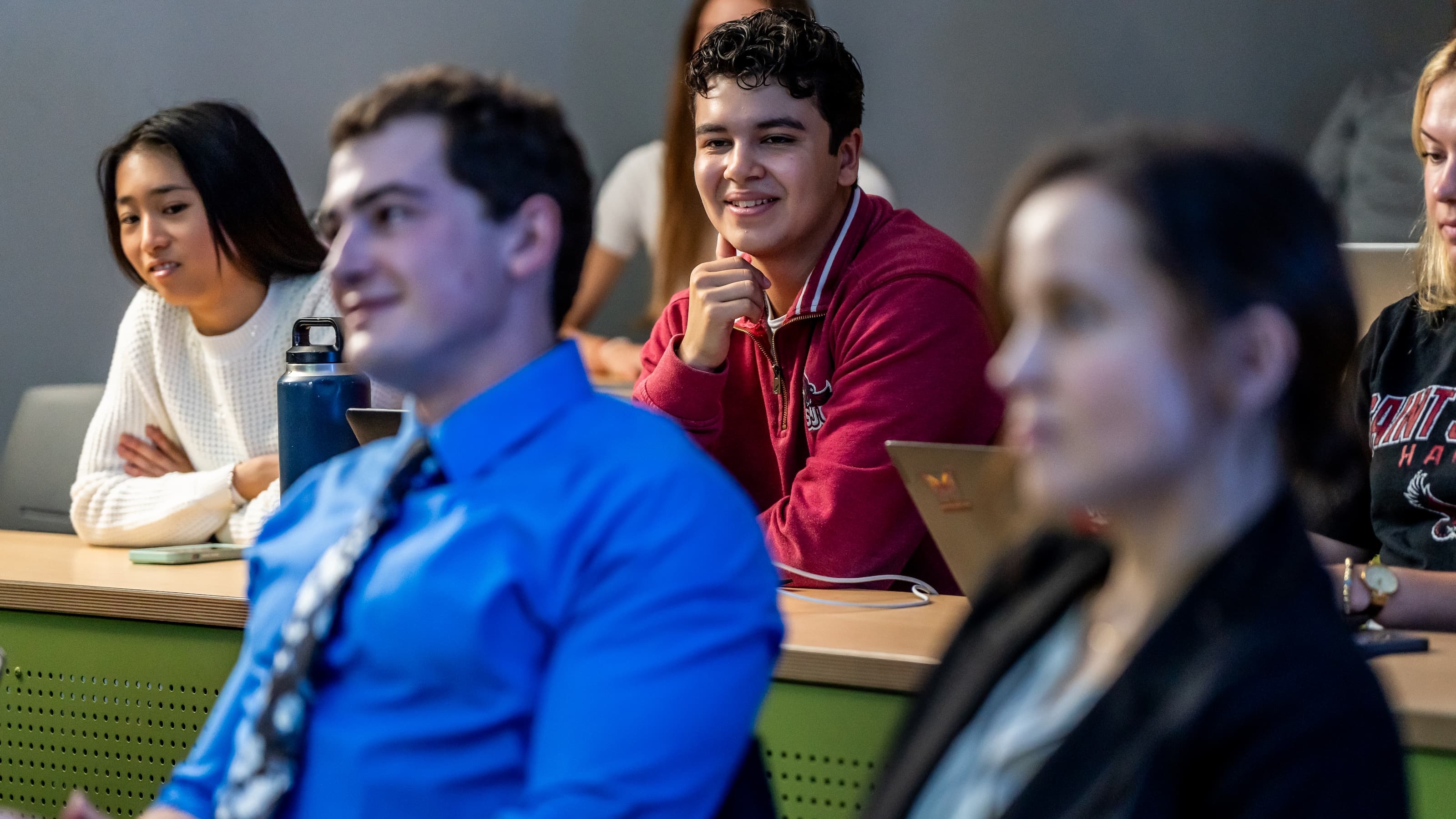 students in a classroom