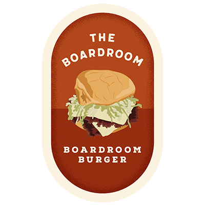 illustration of The Boardroom Burger