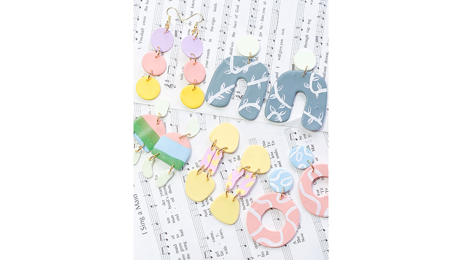 colorful earrings