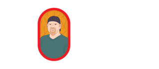 Illustration of a man with chopsticks in the background