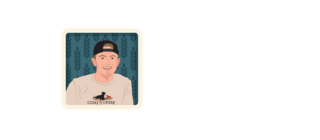Illustration of John Walker, owner of Coals Creek Bakery
