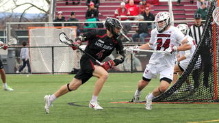 Matt Bohmer, Saint Joseph's men's lacrosse player, on the field