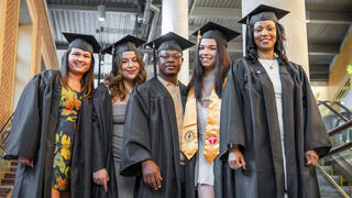 Saint Joseph's School of Nursing and Allied Health students at commencement