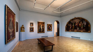 Inside one of the exhibits at Maguire Museum