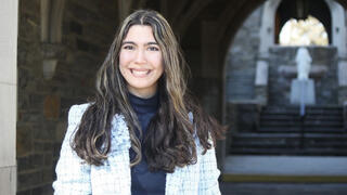 headshot photo of Giselle Kaderabek standing outside