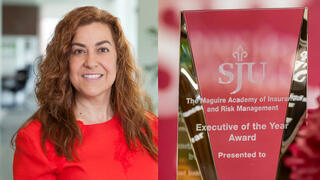 Headshot of Kara Raiguel, President and CEO of Gen Re