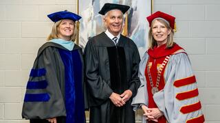 Provost McGivney-Burrelle, Thomas Beeman, President McConnell