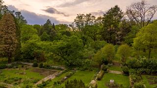 Aerial of Barnes Arboretum