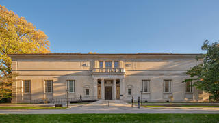 Front entrance to Frances M. Maguire Art Museum