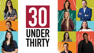 Various students featured in Saint Joseph’s University’s inaugural 30under30 class.