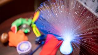 Sensory-friendly toys sitting on a table top