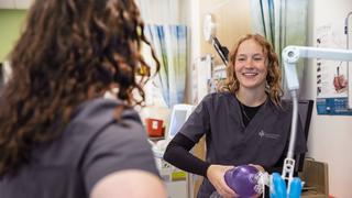 SJU Nursing students