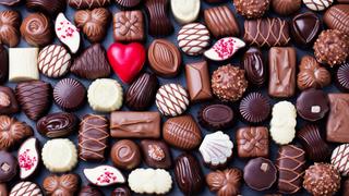 Assortment of chocolate candies