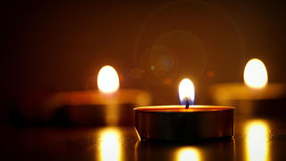 candles in the dark