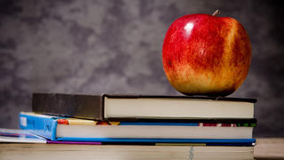 apple and books