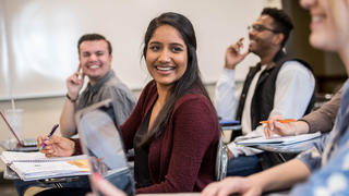 Students in classroom
