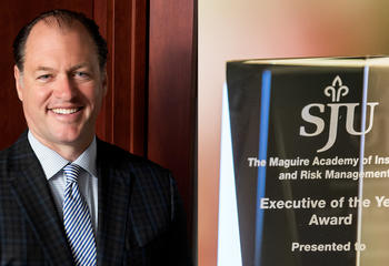 On Nov. 21, Saint Joseph’s University’s Maguire Academy of Insurance and Risk Management will honor John W. Glomb Jr., president and chief executive officer of Philadelphia Insurance Companies (PHLY) and chief executive officer of Tokio Marine North America (TMNA), with its “Executive of the Year” award at The Union League of Philadelphia.