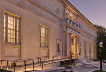 The outside of the Francis M. Maguire Art Museum.