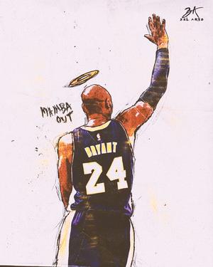 Illustration of Kobe Bryant