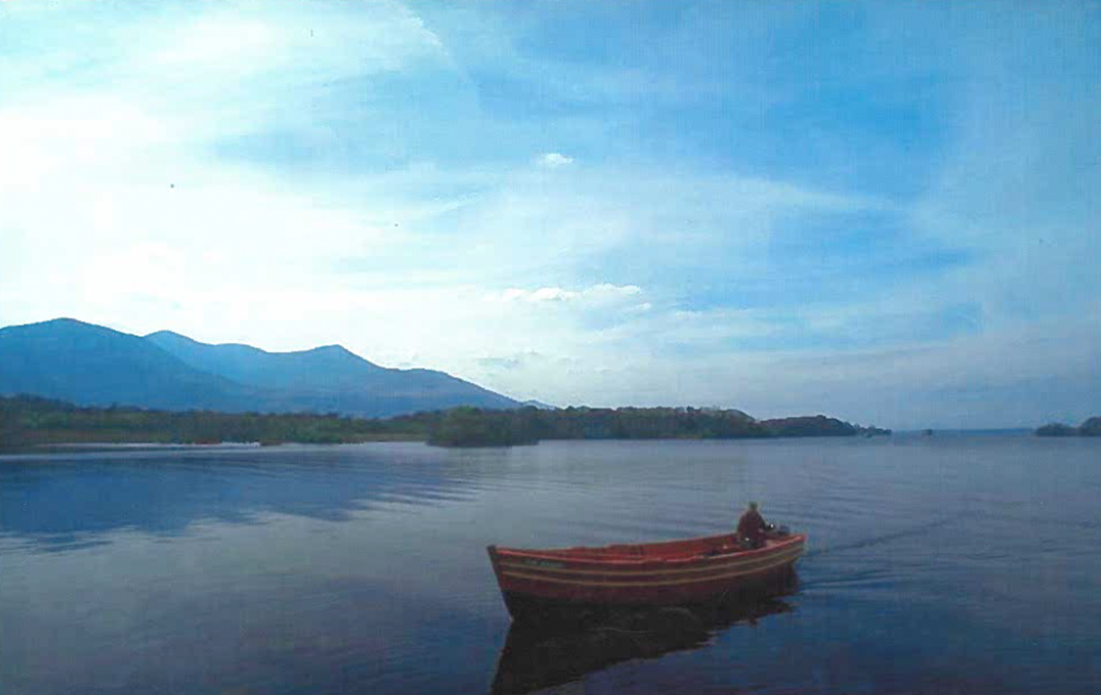 Boat on a lake