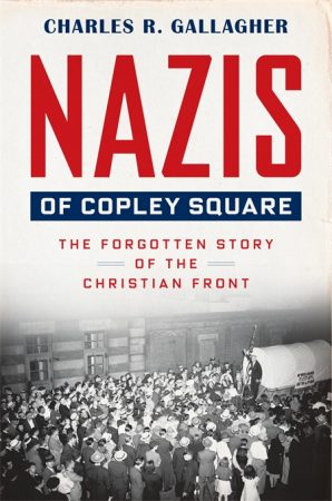 book cover with the words nazis of copley square