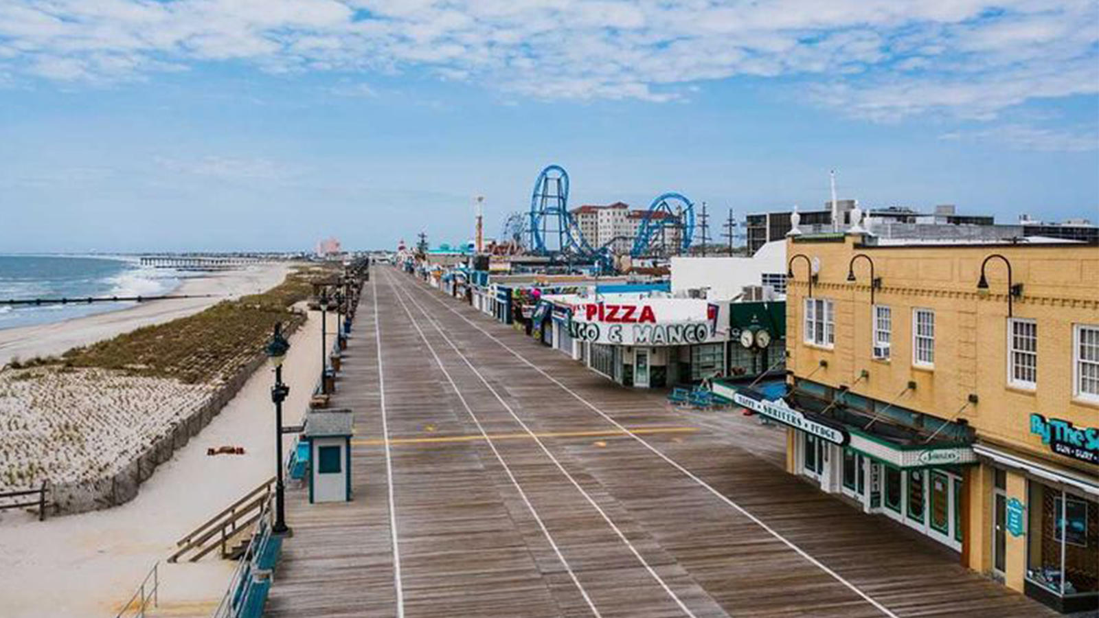 The boardwalk in Ocean City, New Jersey
