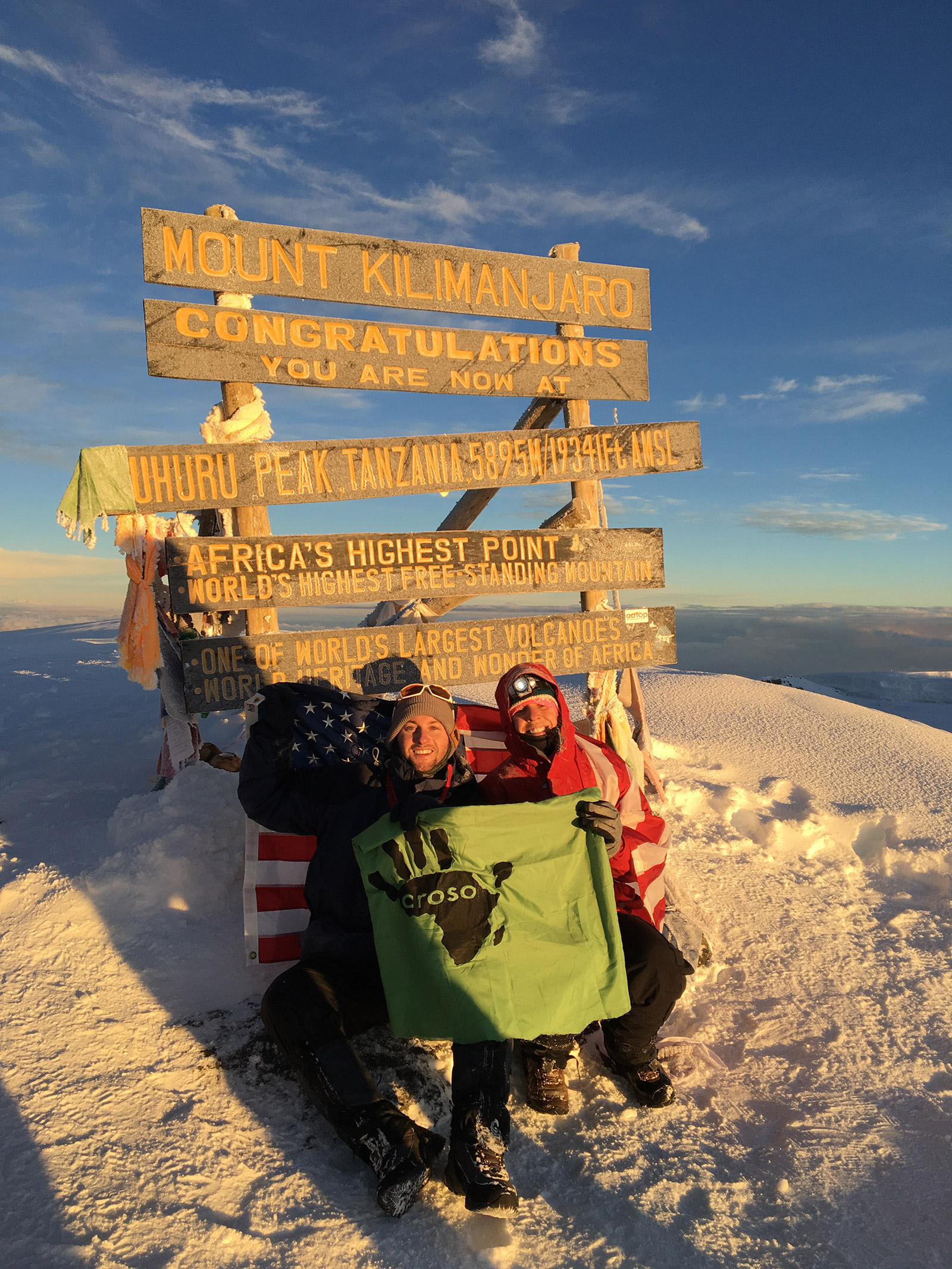 daniel mccann, esq. '09, after hiking mount kilimanjaro