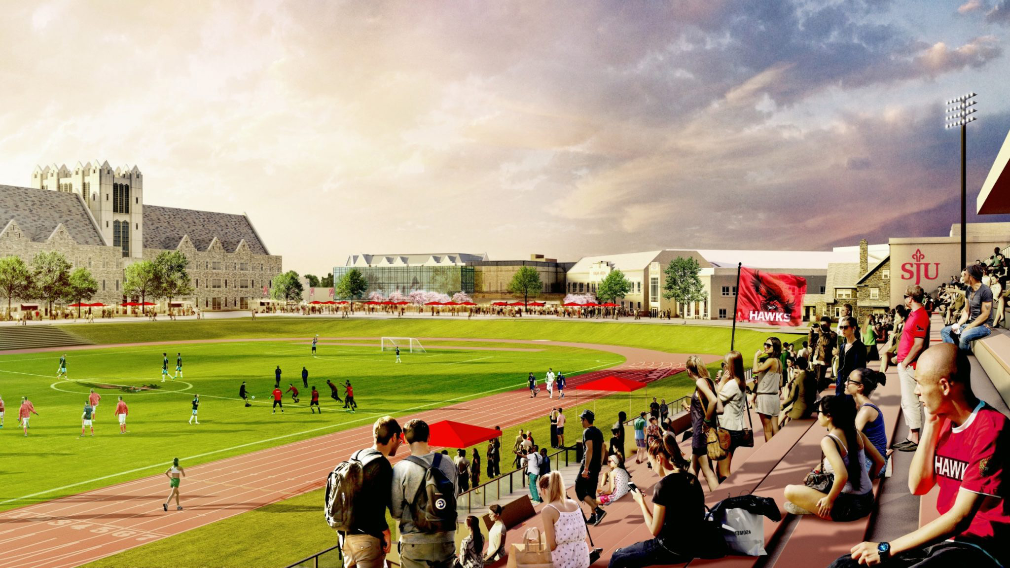 Saint Joseph's University's Athletics hub future state