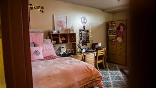 lafarge hall dorm room at saint joseph's university