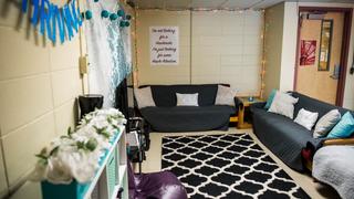lafarge hall dorm room at saint joseph's university