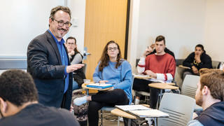 Saint Joseph's University James Caccamo, Ph.D., associate dean for students and experiential learning and associate professor of theology