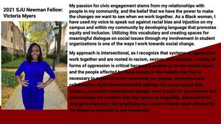 Victoria Myers Newman Scholar