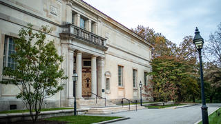 The exterior of the Barnes